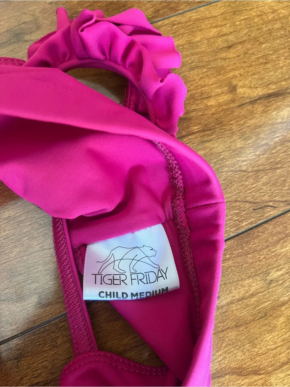 Tiger Friday 2 piece set - hot pink - child medium